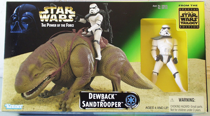 Star Wars Dewback and Sandtrooper